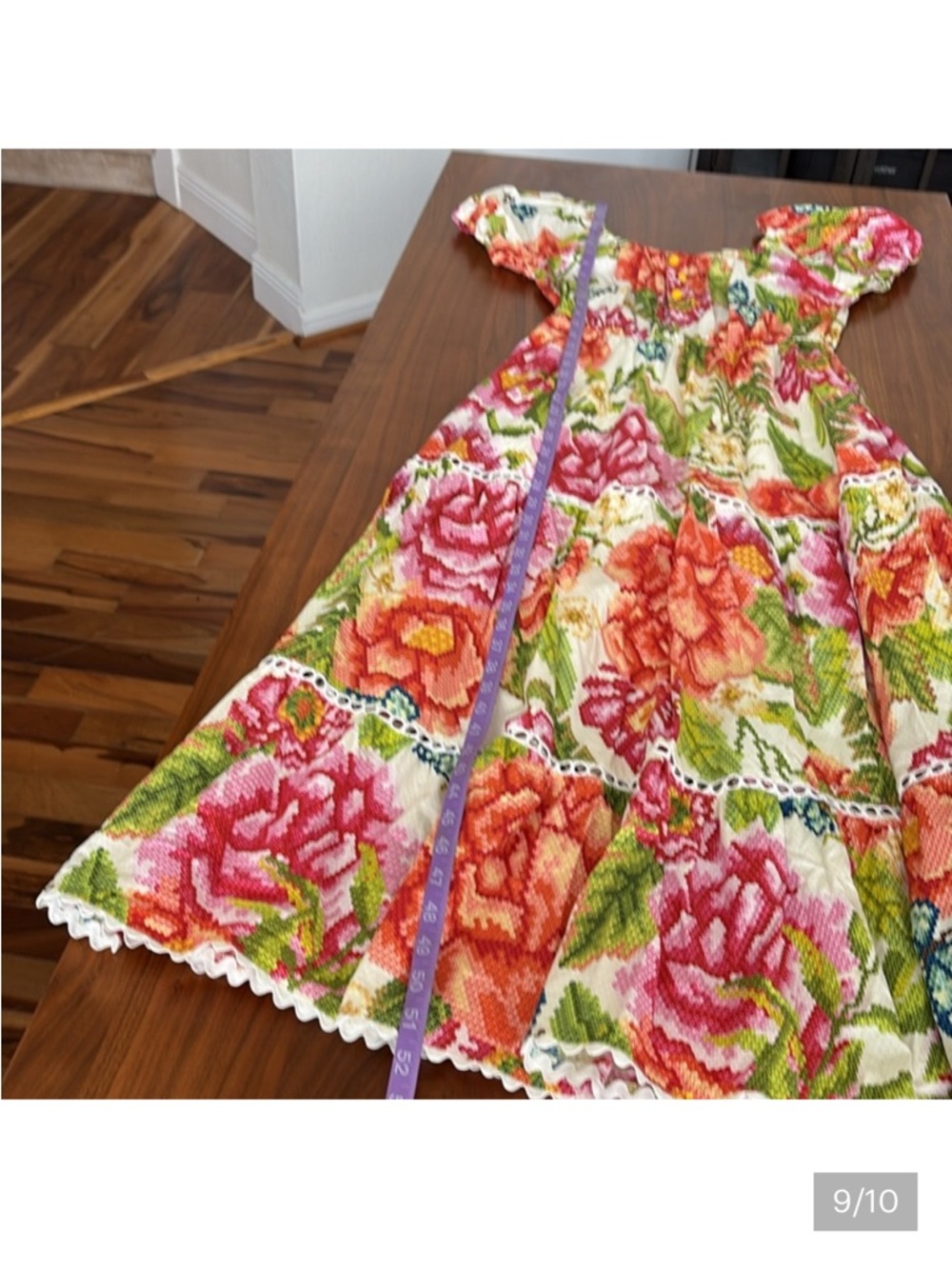 Farm Rio Tiered Maxi Dress medium - Picture 9 of 11